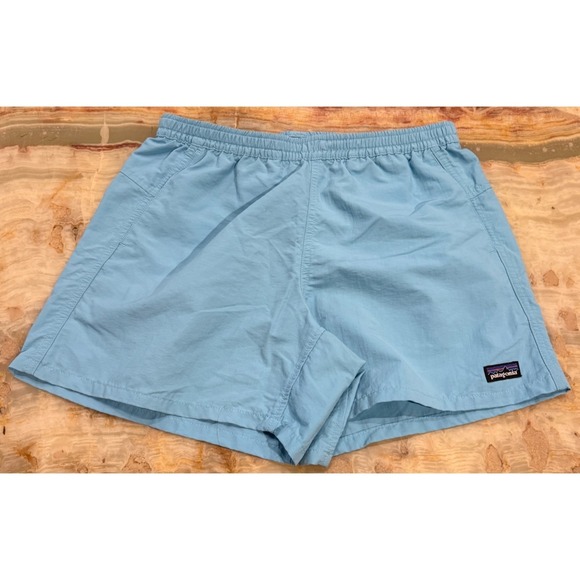 Patagonia Other - Patagonia Mens Baggies 4.5" Shorts Light Blue Outdoor Elastic Waist Drawstring S